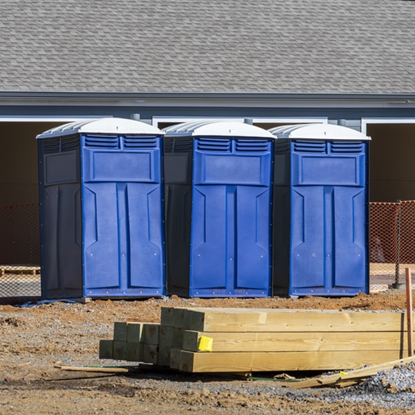 what is the cost difference between standard and deluxe porta potty rentals in Montcalm WV